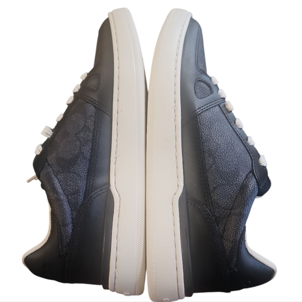 Coach Clip Court Low Top Sneaker in Black Signature Canvas NWT sz 8.5 & 9.5 - Picture 9 of 12